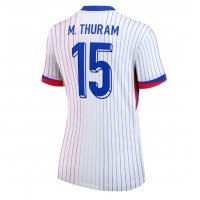 Echipament fotbal Franţa Marcus Thuram #15 Tricou Deplasare European 2024 pentru femei maneca scurta